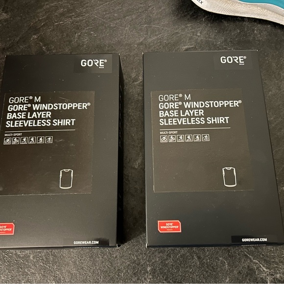 GORE windstopper base layer sleeveless shirt. Set of 2. Brand new. - Picture 2 of 3